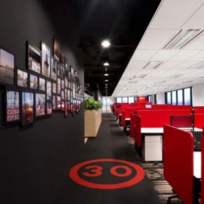 Volume custom framing order for a Chicago corporate client