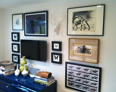 Installation & Delivery Services Custom Picture Framing Example
