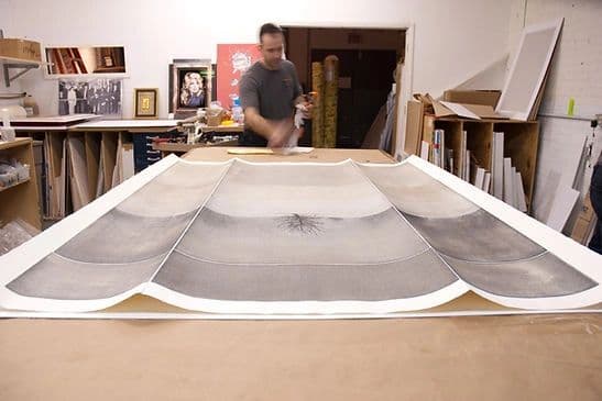 Oversized & Shadow Box Framing Custom Picture Framing Example