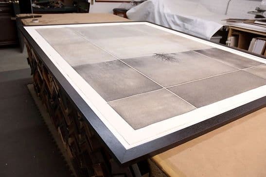 Oversized & Shadow Box Framing Custom Picture Framing Example